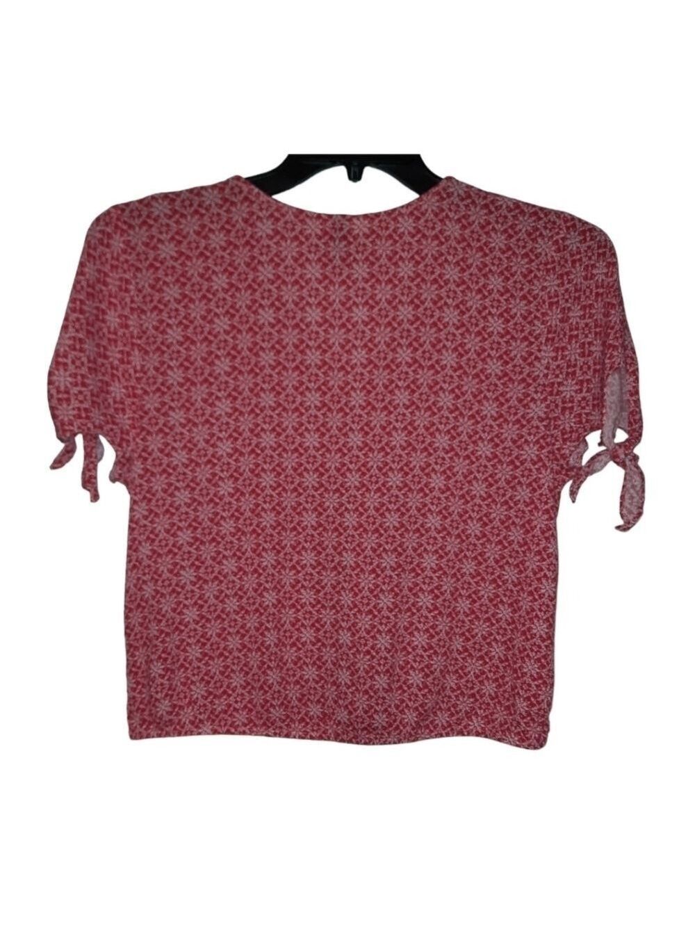 Universal Thread Red Cropped Top Large - Picture 3 of 5
